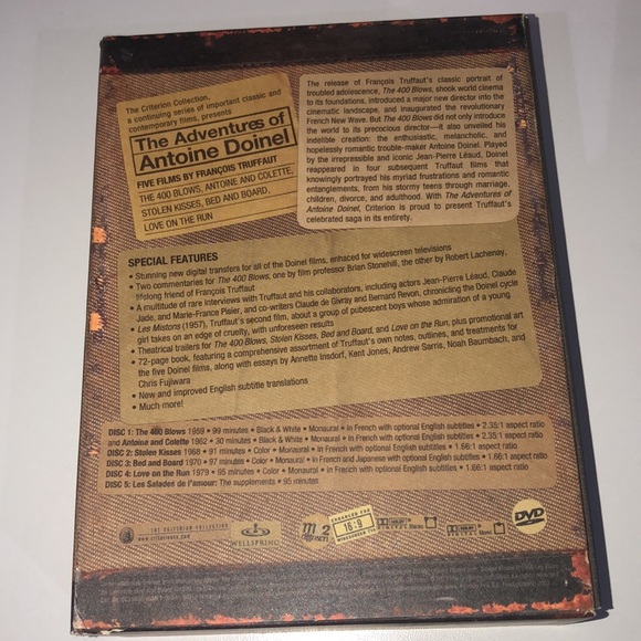 Francois Truffaut's Adventures of Antoine Doinel - Criterion Collection … - Picture 4 of 5